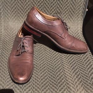 Cole Haan Grand OS Brown Leather Cap Toe HARTSFIELD Lace Up Oxford Shoes